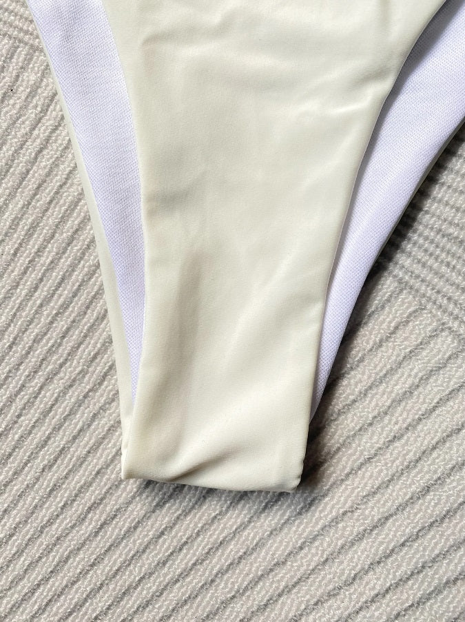 Elegant Bandeau One Piece Swimwear