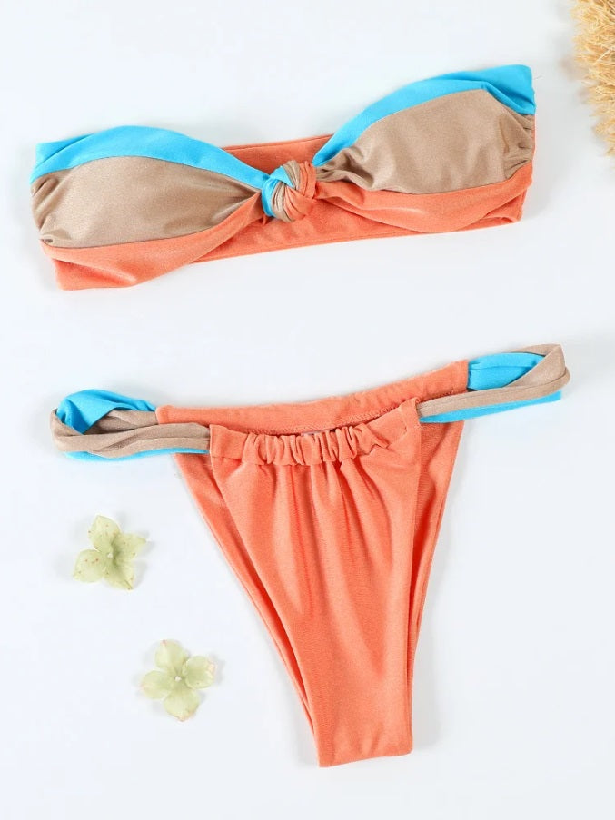 High Cut Strapless Bikini